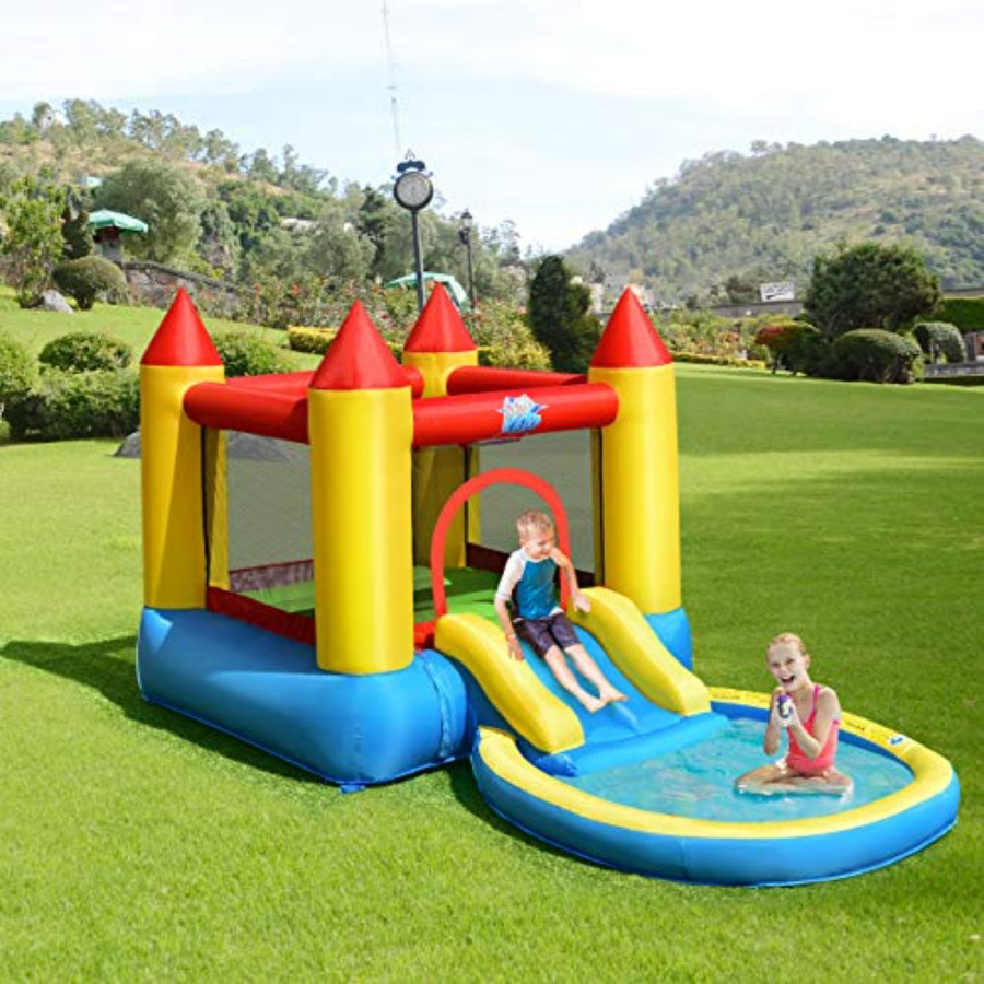 3歳から5歳向けの屋外用インフレータブルバウンスハウス：PV - Kids Outdoor Area のレビューと価格