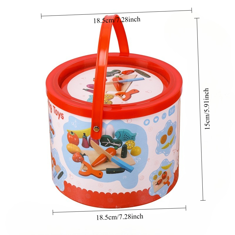 木製のフルーツ・野菜カットおもちゃセット。磁石で切れるスライ - Kids Outdoor Kitchen Accessories のレビューと価格