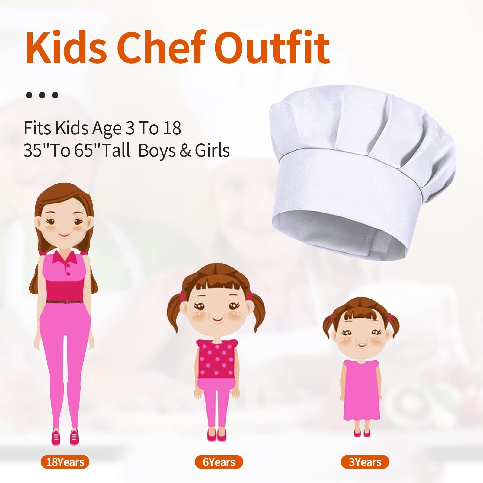 4個入り ホワイトパーティーキャップハット コスチューム キ - Kids Outdoor Kitchen Accessories のレビューと価格
